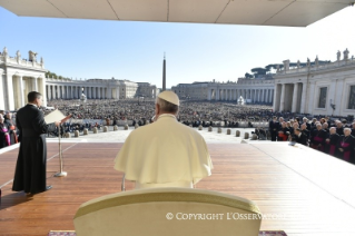 Papieź Franciszek, Audiencja Jubileuszowa Nadzwyczajny Jubileusz Miłosierdzia
